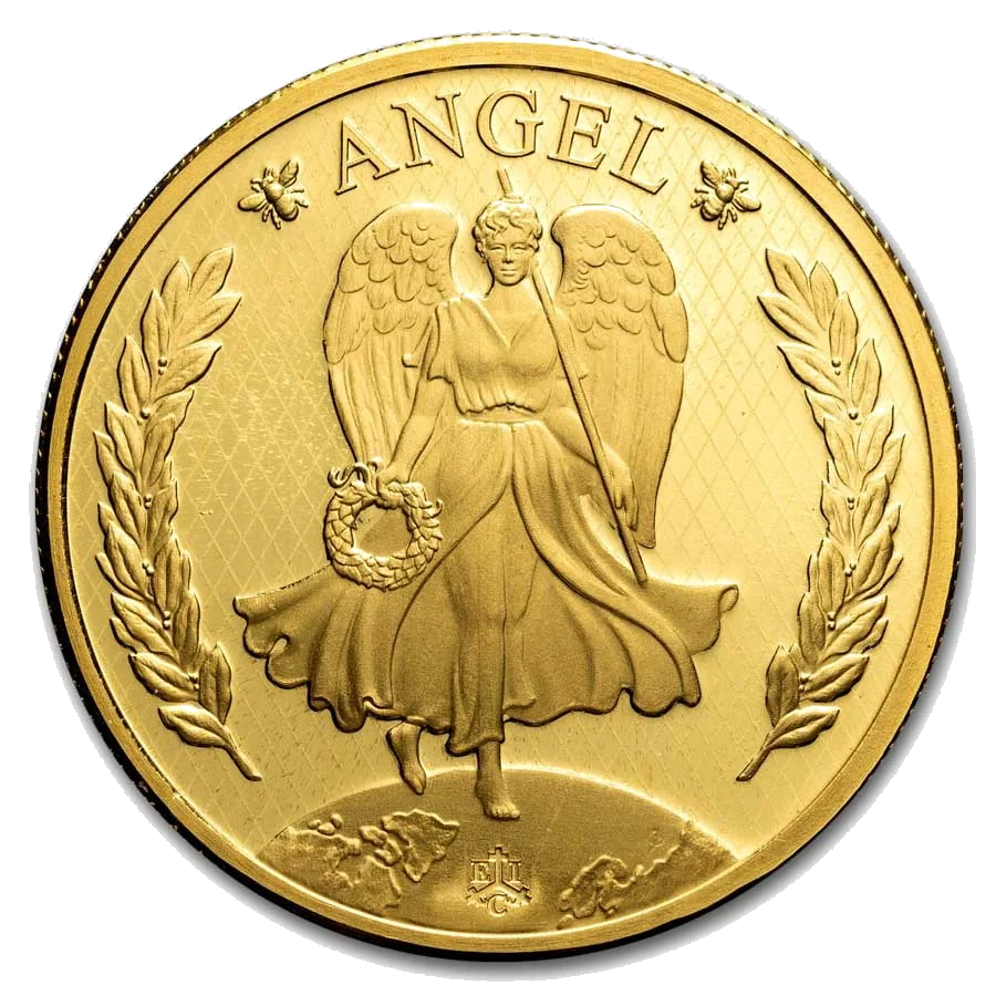 2023 St. Helena 1 oz Gold Lucky Angel proof coin